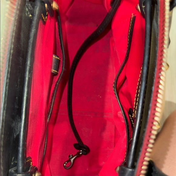 Dooney & Bourke Black and Tan Satchel - Picture 5 of 7